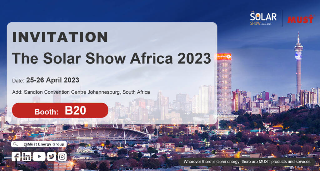 The Solar Show Africa 2023 MUST ENERGY