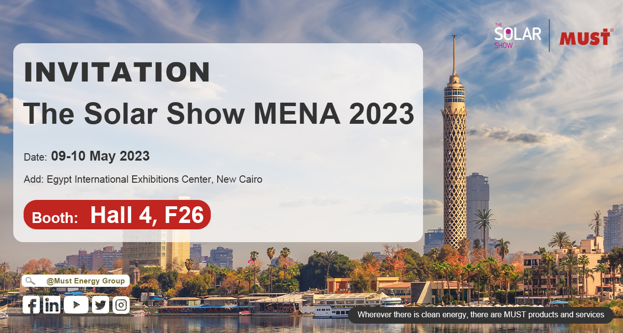 The Solar Show Mena 2023 MUST ENERGY